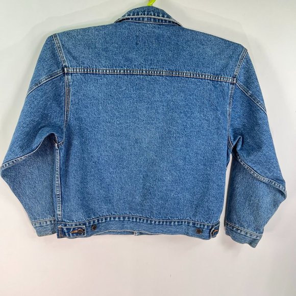 Vintage Country Jam 2002 Womens Denim Blue Jean Jacket Button Front Size M - Picture 7 of 8